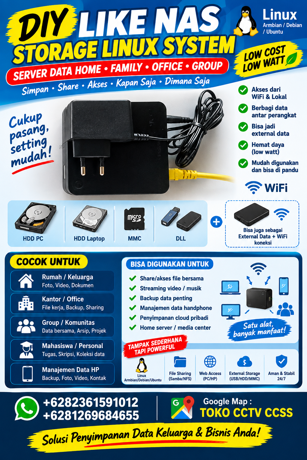 Server data pribadi HP