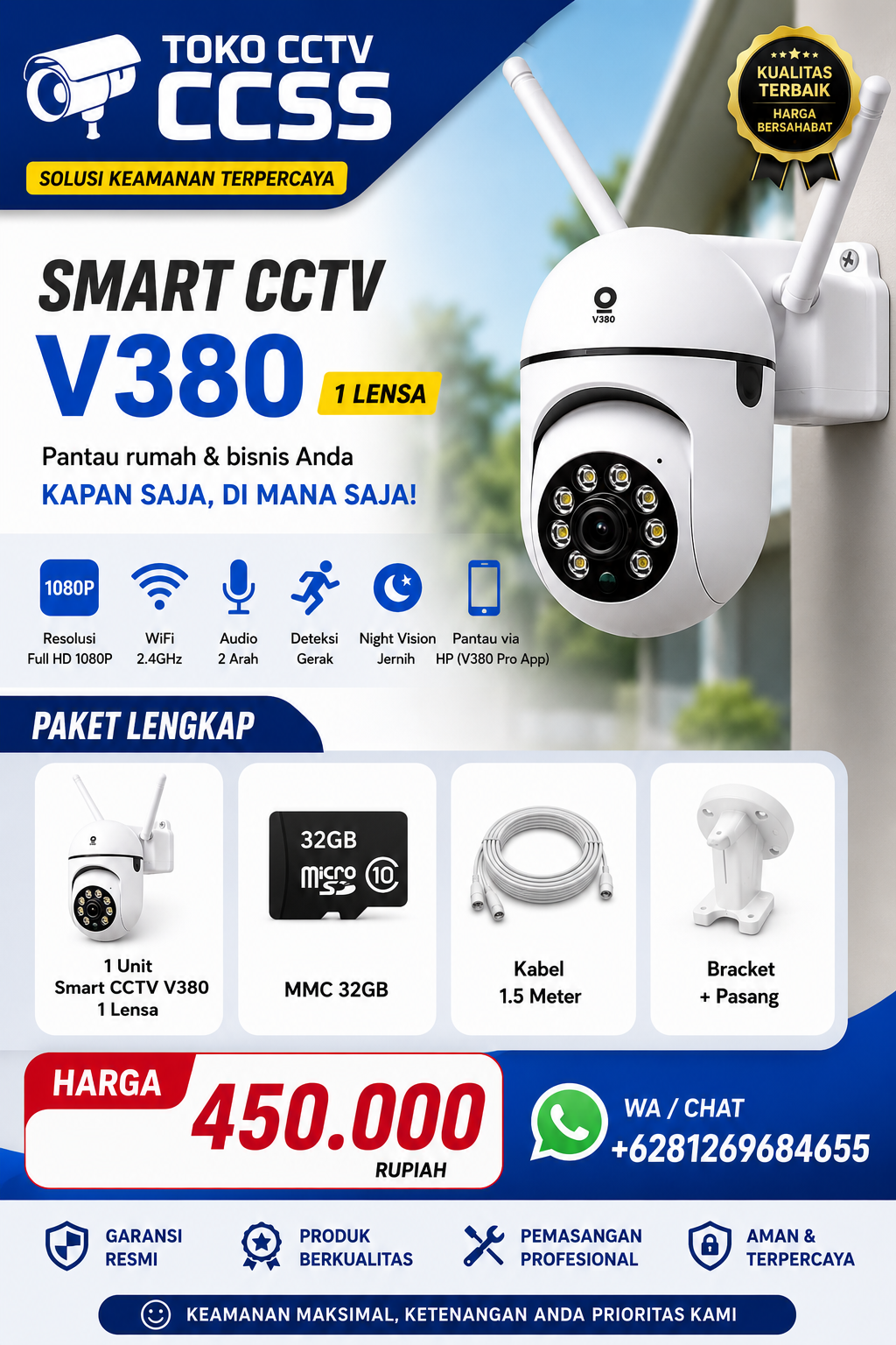 Smart v380 + mmc 32GB